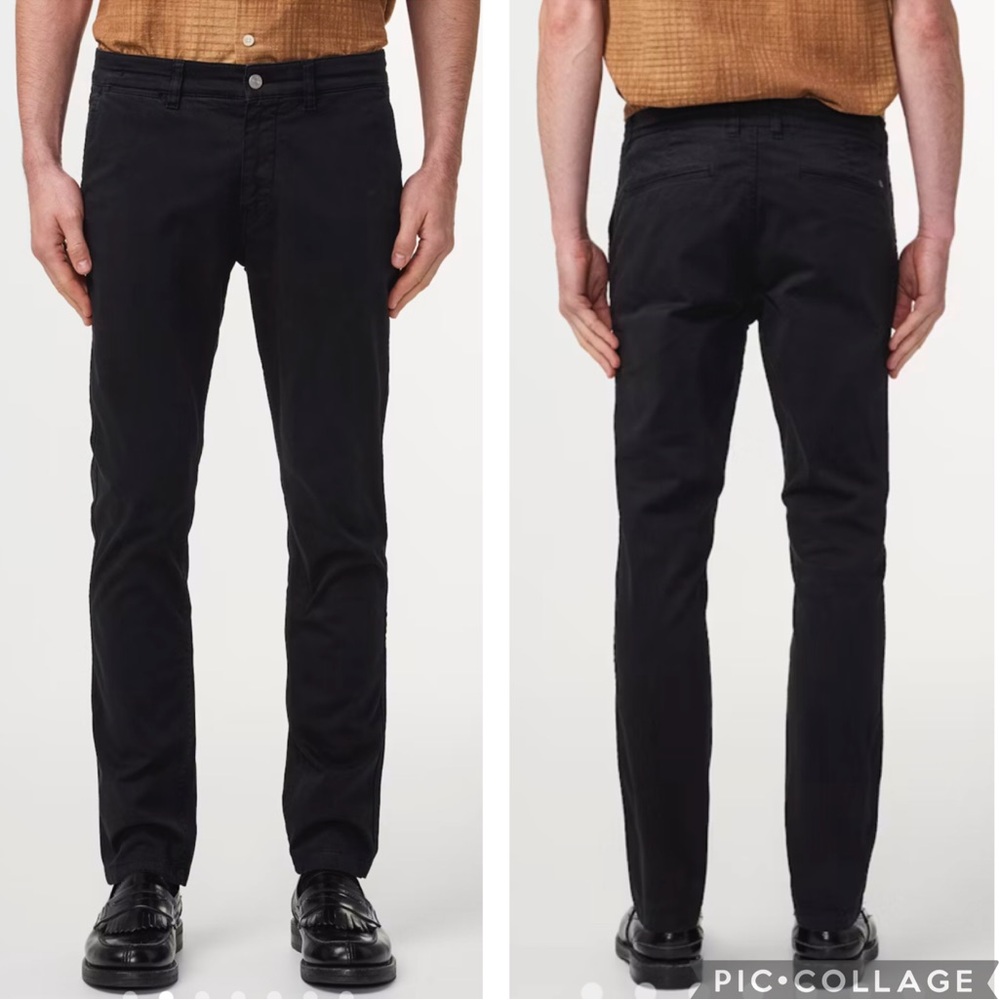 NN07 No Nationality Marco 1400 Original Slim Fit Chino Pants‎ Black 38 / 32
